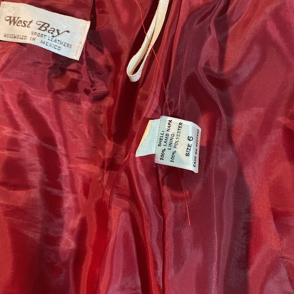 Vintage West Bay Sports Leathers Skirt with Matching Sweater - Picture 4 of 8